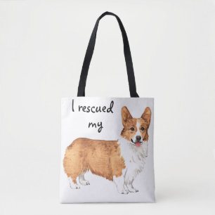 Walesisk Corgi för räddingPembroke Tygkasse