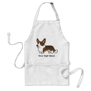 Walesisk Corgi för tecknadkofta Förkläde