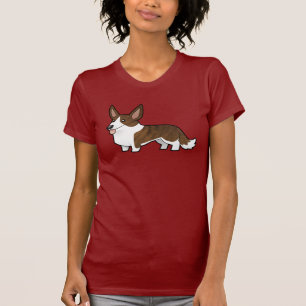Walesisk Corgi för tecknadkofta Tee