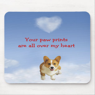Walesisk Corgi Mousepad för Pembroke Musmatta