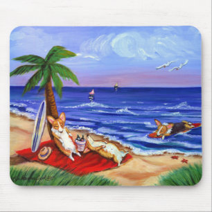 Walesisk Corgi Mousepad för Pembroke Musmatta