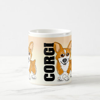 Walesisk Corgihundkonst Kaffemugg