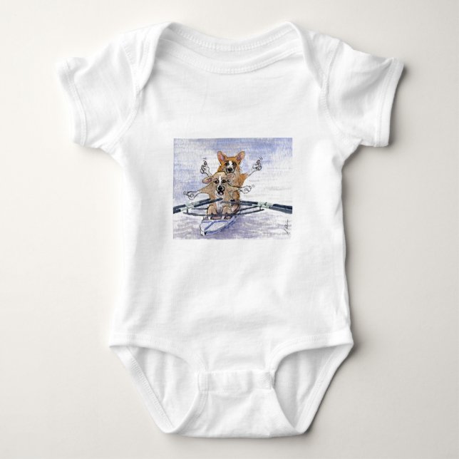 Walesisk Corgihundrodd T-shirt (Framsida)
