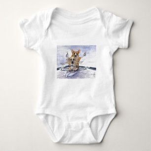 Walesisk Corgihundrodd Tee