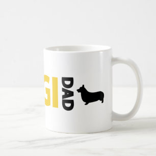 Walesisk Corgipappa för Pembroke Kaffemugg