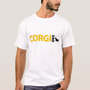 Walesisk Corgipappa för Pembroke T Shirt