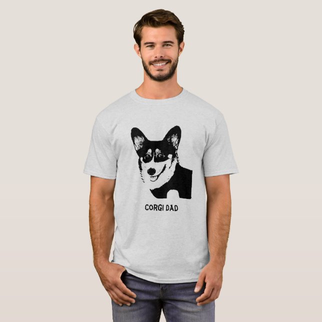 Walesisk Corgipappa Tröja (Hel framsida)