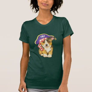Walesisk Corgipirat för Pembroke Tee