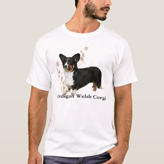 Walesisk Corgiskjorta för kofta T-shirt (Framsida)