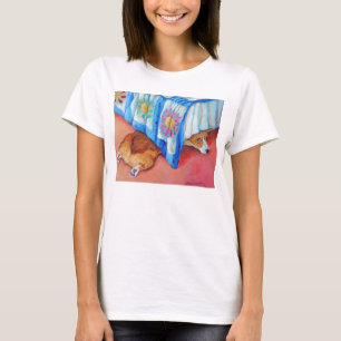 Walesisk CorgiTShirt för Pembroke Tee Shirt