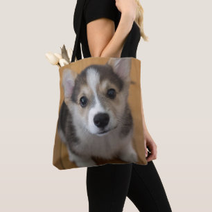 Walesisk Corgivalp 3 för Pembroke Tygkasse