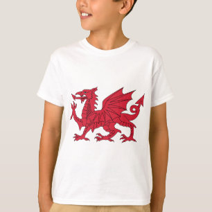 Walesisk drake t-shirt