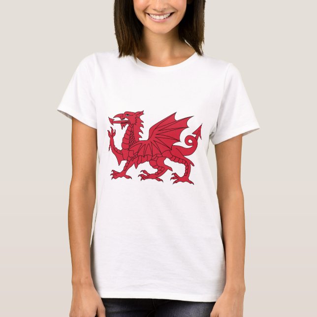 Walesisk drake t-shirt (Framsida)