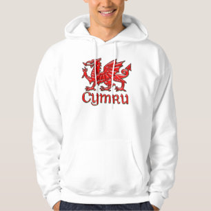 Walesisk drakeCymru Hoodie Wales, St David dag