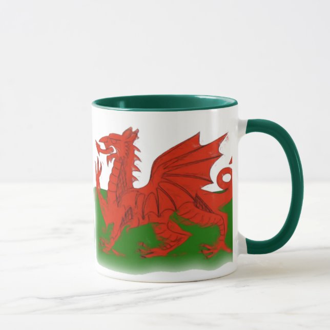 Walesisk drakemugg mugg (Höger)