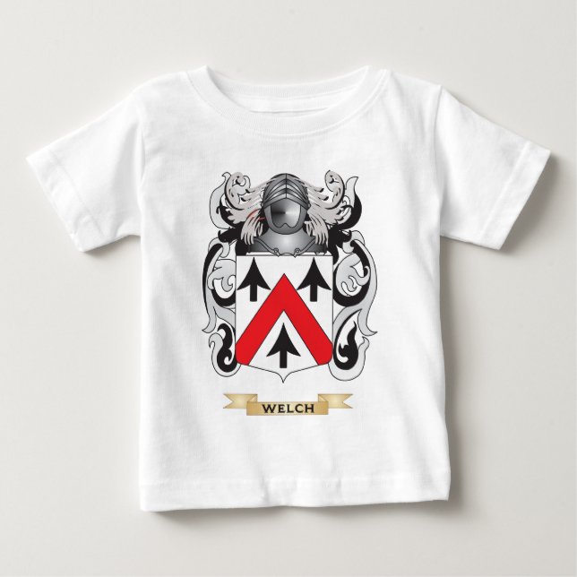 Walesisk familjvapensköld (vapenskölden) t shirt (Framsida)
