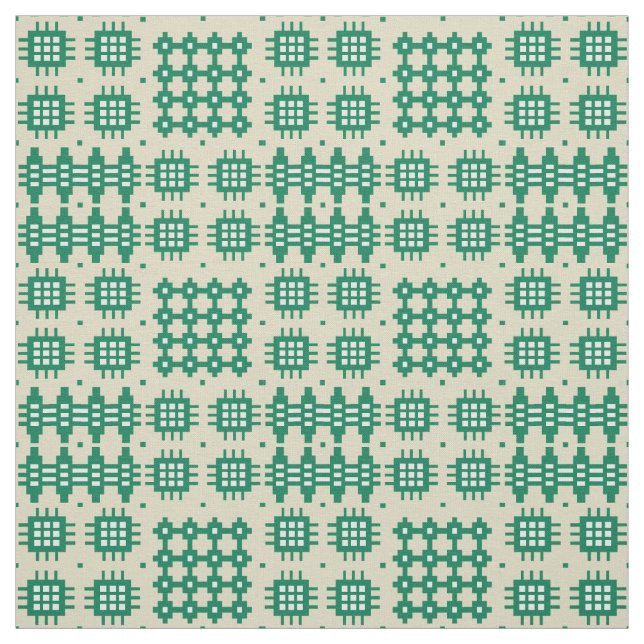 Walesisk FauxTapestrymörk - göra grön på Tyg (Provkarta)