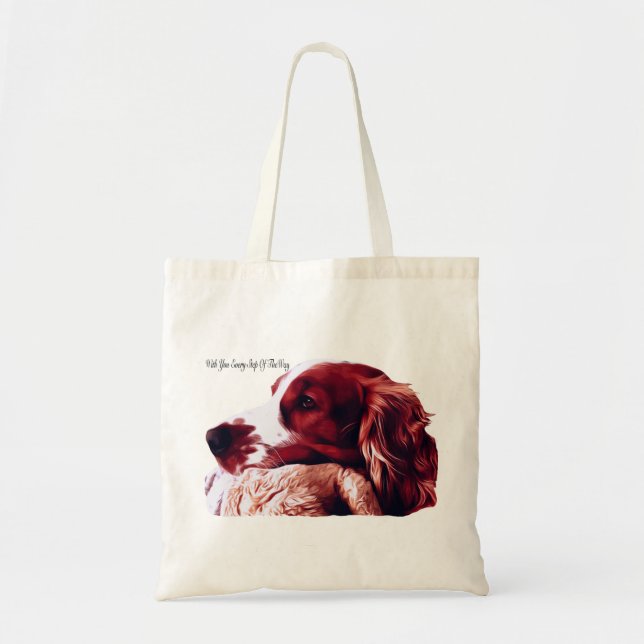 Walesisk kärlek för SpringerSpaniel Tygkasse (Framsidan)