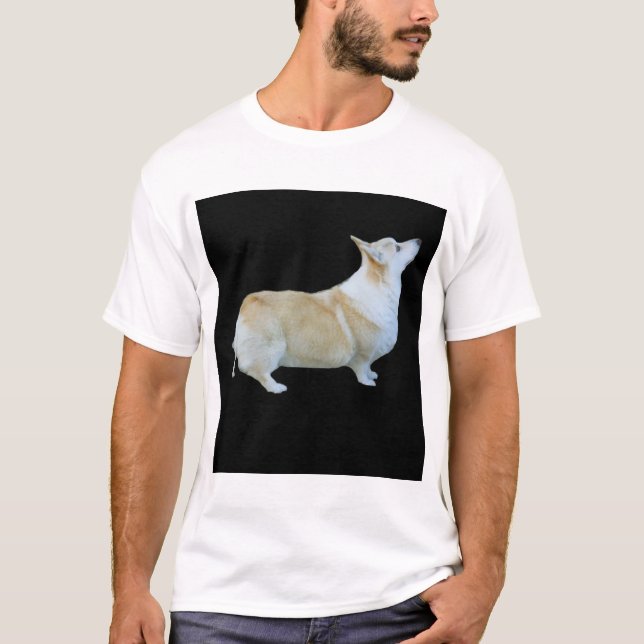 Walesisk PembrokeCorgi Tee Shirt (Framsida)
