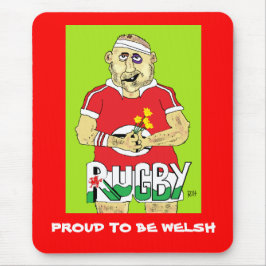 WALESISK RUGBY MOUSEPAD MUSMATTA