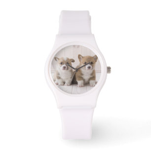 Walesisk sitta för Corgi två Armbandsur