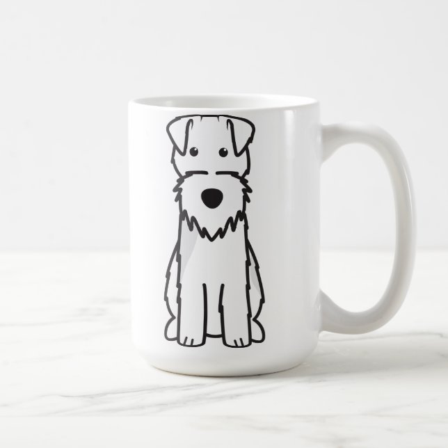 Walesisk Terrierhundtecknad Kaffemugg (Höger)