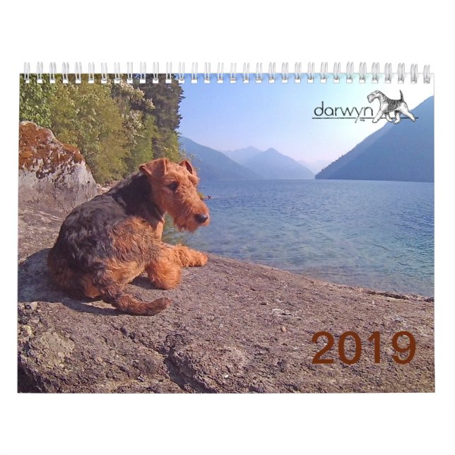 Walesisk Terrierkalender Kalender (Omslag)