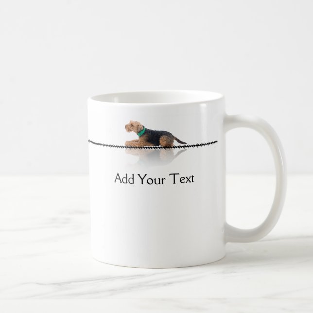 Walesisk Terriermugg för brunt och för svart Kaffemugg (Höger)