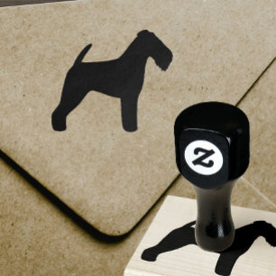 Walesisk TerrierSilhouette Stämpel