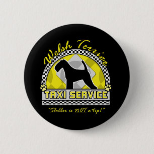 Walesisk tjänste- Terriertaxi Knapp