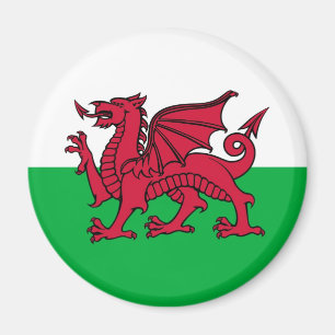 Walesiska draken magnet