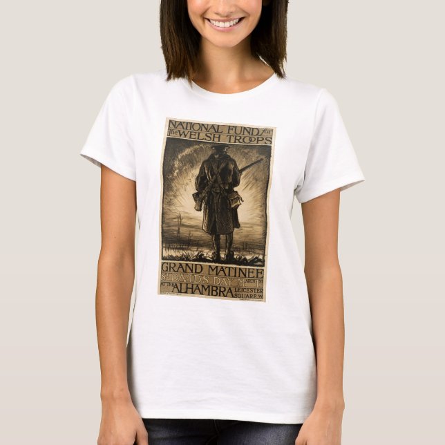Walesiska soldater tee (Framsida)