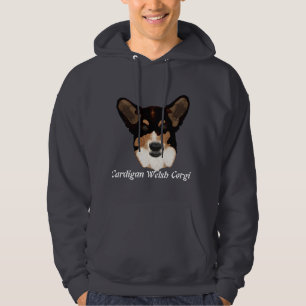 Walesiskt Corgiporträtt för kofta Sweatshirt