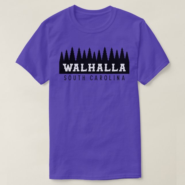 Walhalla South olina Tourist Souvenir T Shirt (Design framsida)