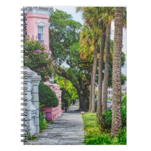 Walk Along Rainbow Row Anteckningsbok