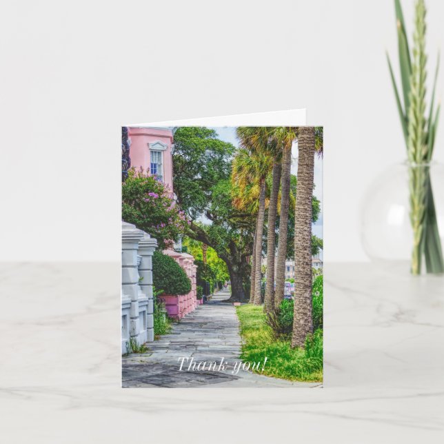 Walk Along Rainbow Row Tack Kort (Framsida)