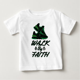 Walk by Faith Bible Quote T Shirt