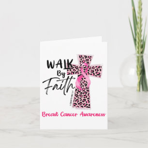 Walk by Faith Breast Cancer Awareness Christian Je Kort