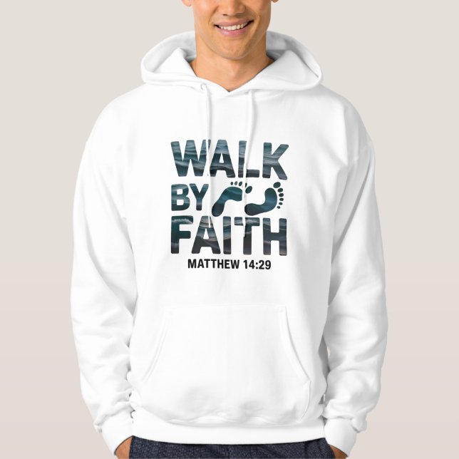 Walk By Faith Kristna Hoodie (Framsida)