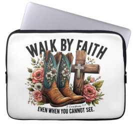 Walk By Faith Laptop Fodral