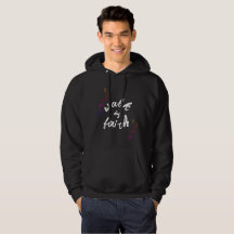 Walk by Faith Manar Black Hoodie