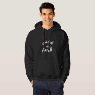 Walk by Faith Manar Black Hoodie