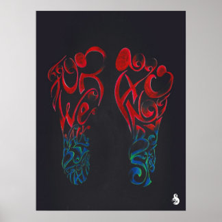 Walk By Faith (svart) Poster