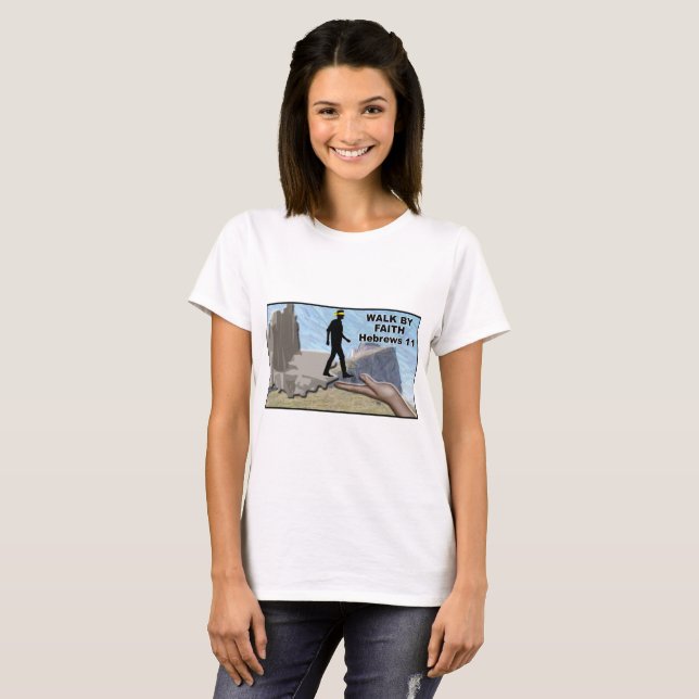Walk by Faith T-shirt (Hel framsida)