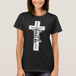 Walk by Faith Tee Blk