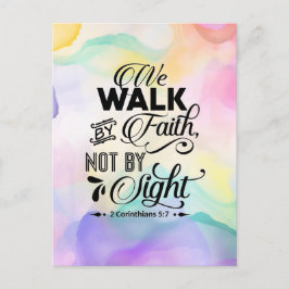 Walk by Faith Vykort