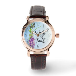 Walk by Trust Bible Verse Armbandsur