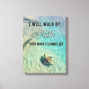 Walk by trustwall art Canvas