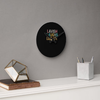 walk clock rund klocka
