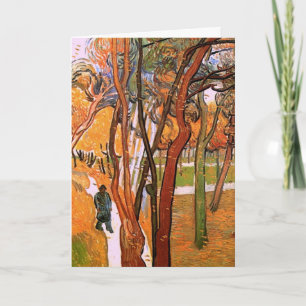 Walk: Fallande Löv av Vincent van Gogh Kort